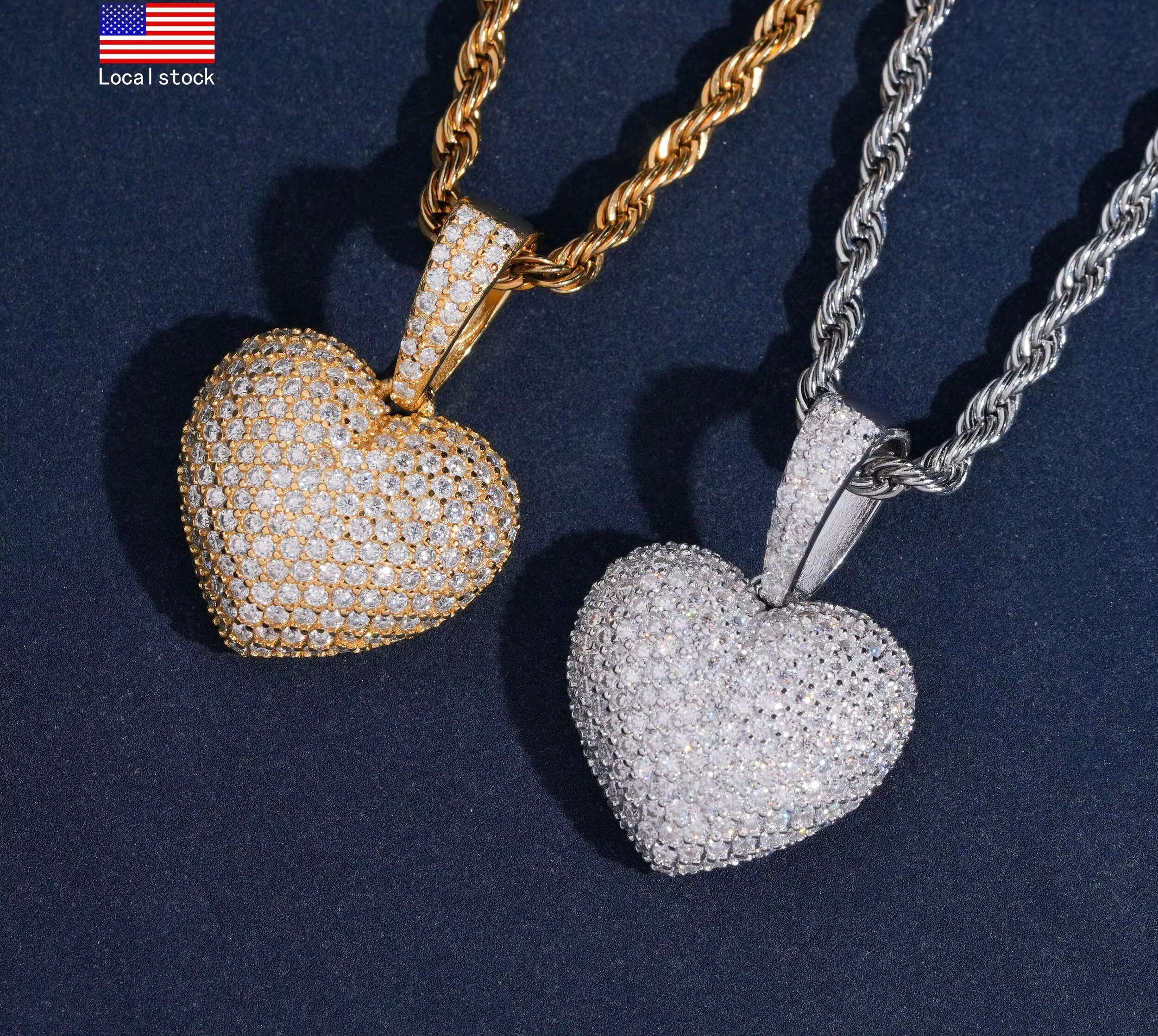 Halo Glow Heart Pendant