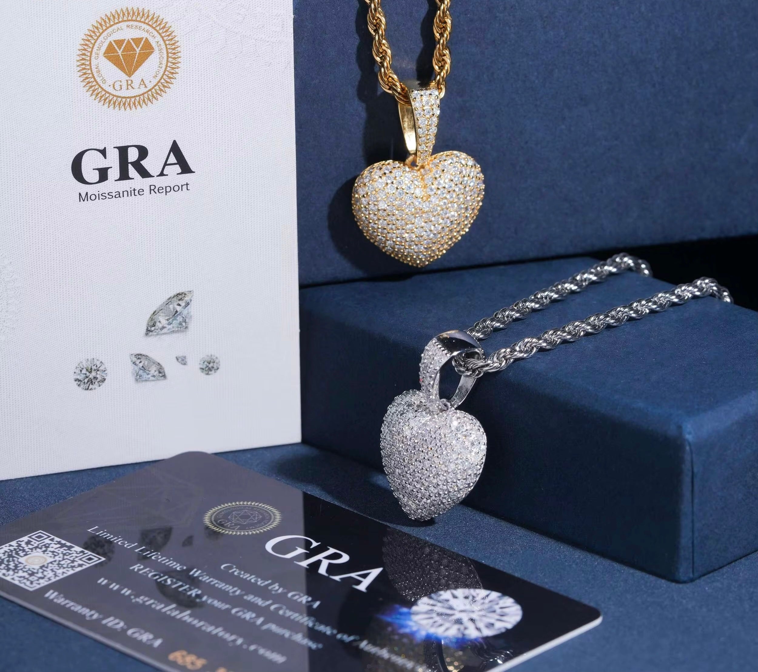 Halo Glow Heart Pendant