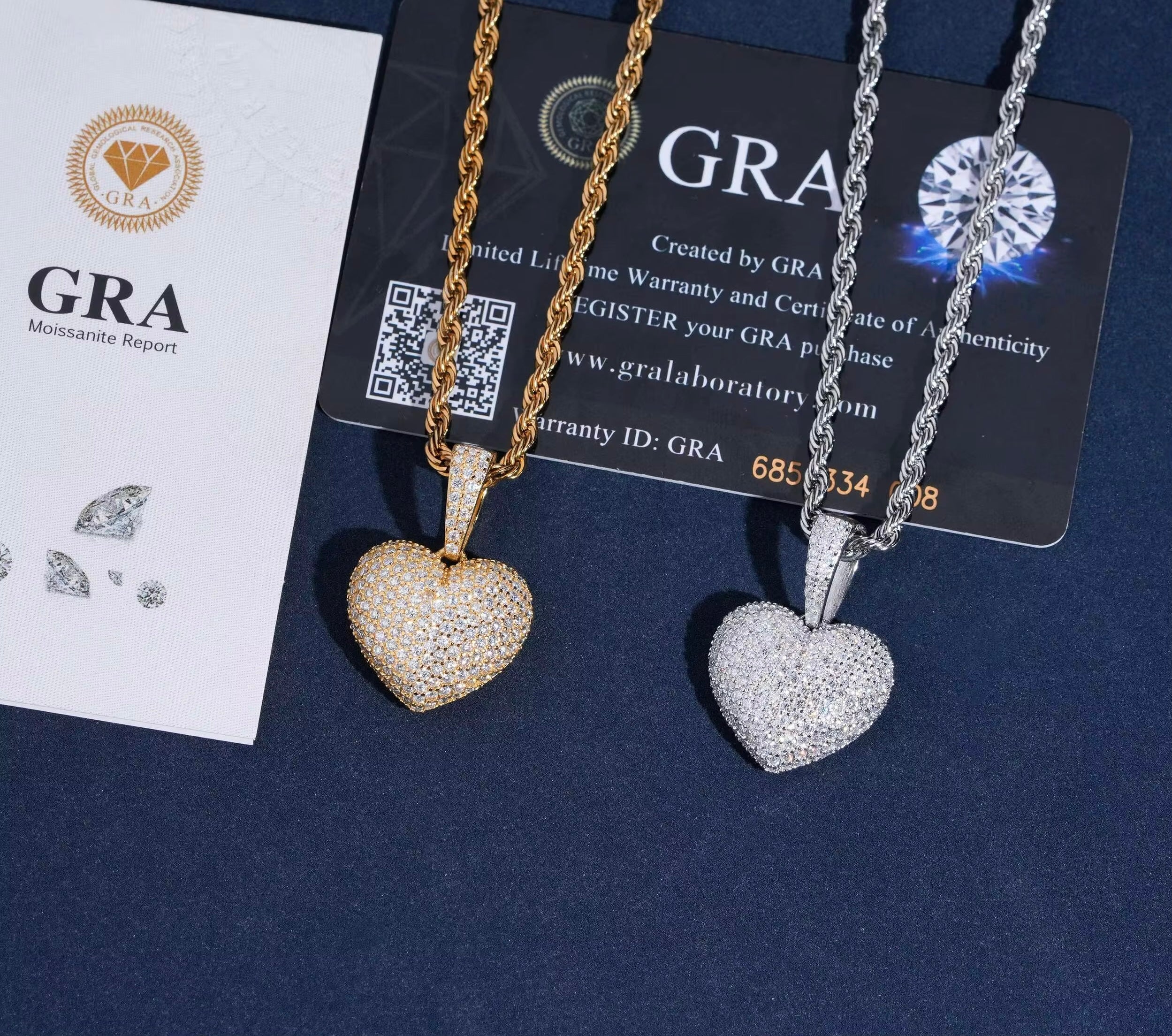 Halo Glow Heart Pendant