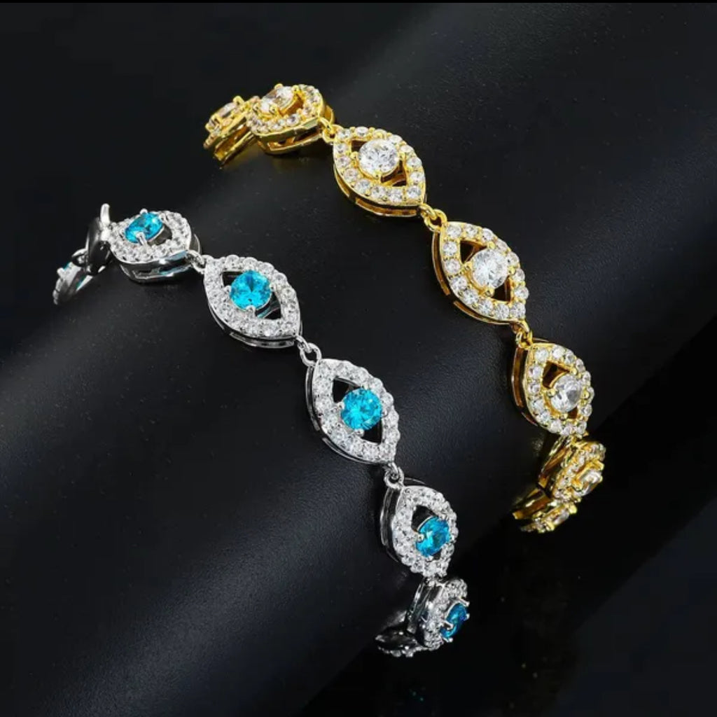 Frostbite Evil Eye Tennis Bracelet