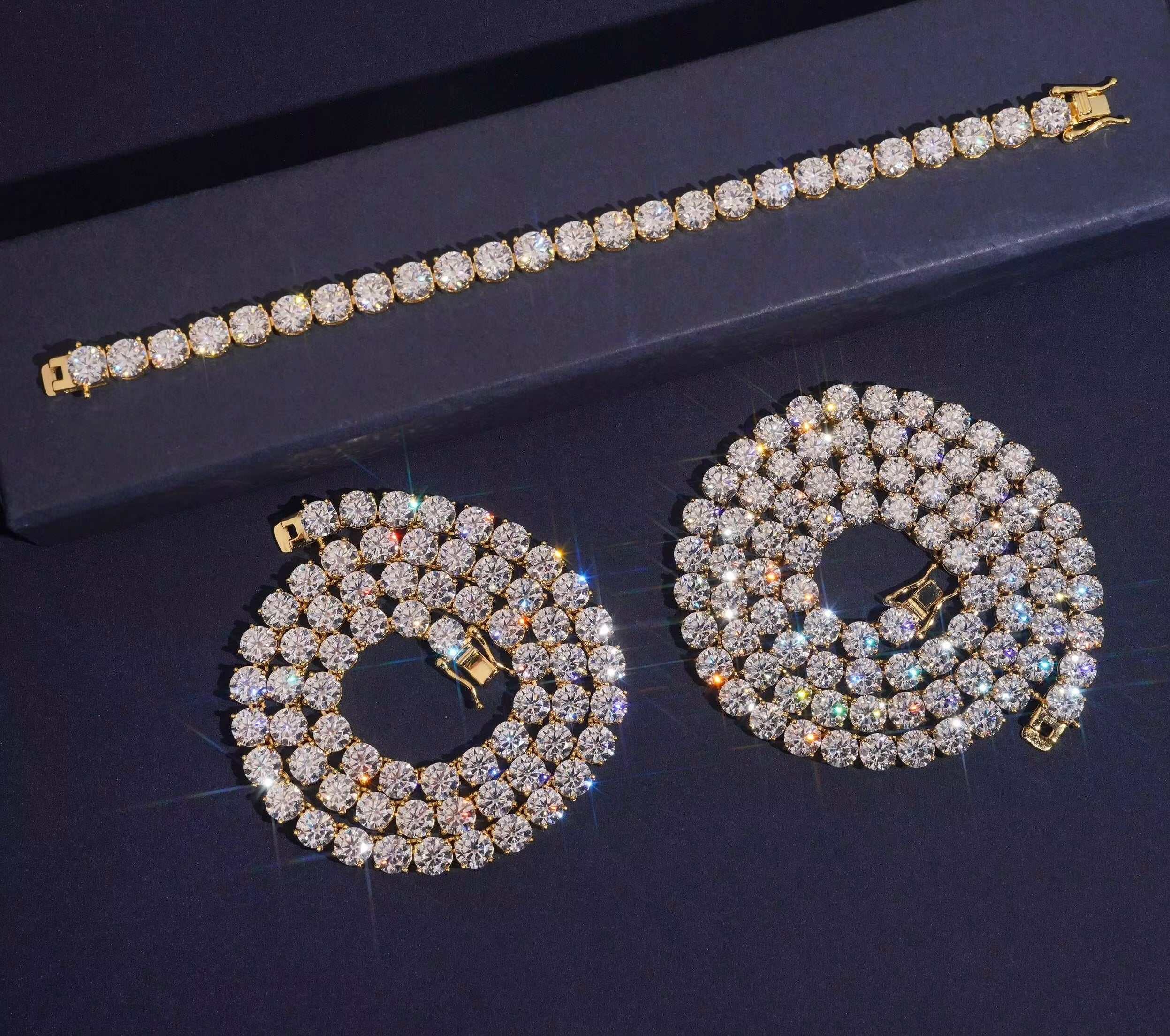 Frostbite Moissanite Tennis Chain